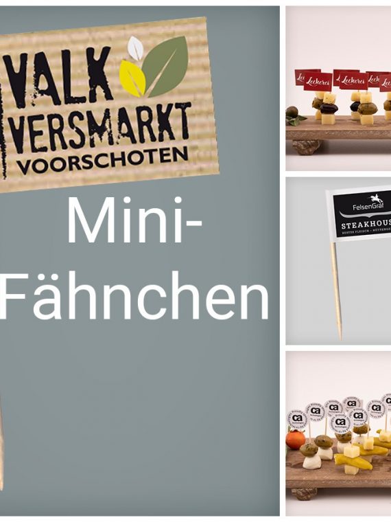 Papierfahnen bedrucken