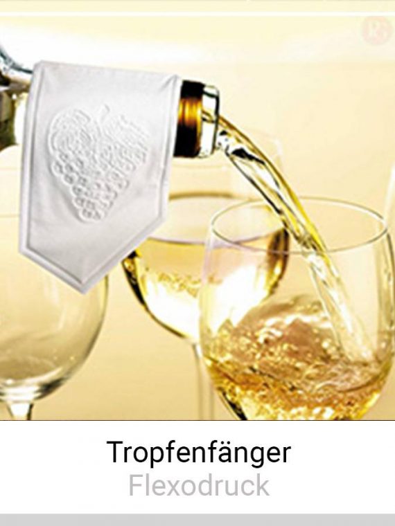 Tropfenfänger bedrucken