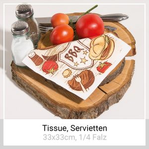 Lebensmittelechte Druckfarben für Servietten